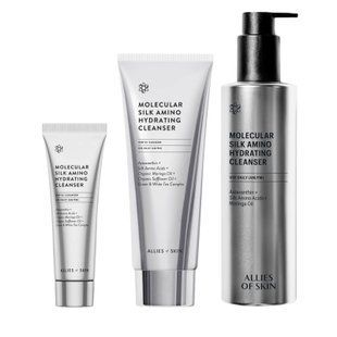 Очищуючий засіб для обличчя Allies of Skin Molecular Silk Amino Hydrating Cleanser, 25 ml AOS01 фото