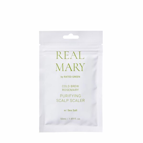 Очищаюча маска для шкіри голови з морською сіллю Rated Green Real Mary Cold Brewed Rosemary Purifying Scalp Scaler, 50 ml RG11 фото