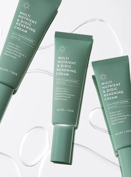 Денний крем для обличчя з діоєвою кислотою Allies of Skin Multi Nutrient + Dioic Renewing Cream  AOS06 фото