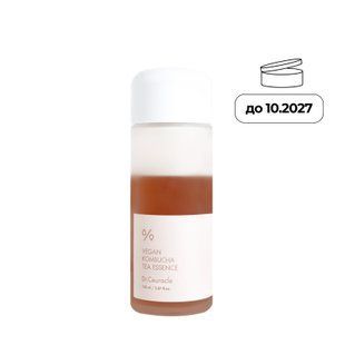 Веганська багатофункціональна кремова есенція Dr.Ceuracle Vegan Combucha Tea Essence DC01 фото