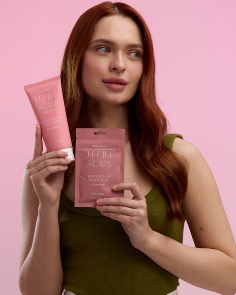Зволожуюча маска з соком гібіскусу Rated Green Cold Brew Hibiscus Moisturizing Scalp Pack, 50 ml RG18 фото