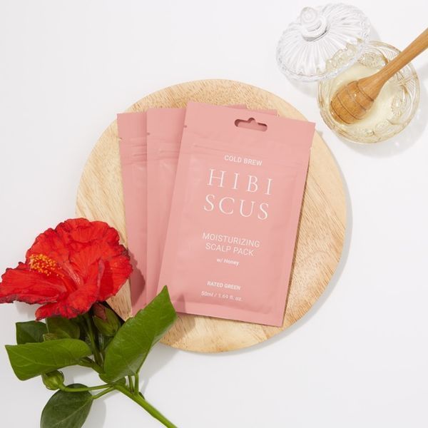 Зволожуюча маска з соком гібіскусу Rated Green Cold Brew Hibiscus Moisturizing Scalp Pack, 50 ml RG18 фото