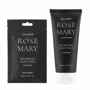 Відновлююча маска з соком розмарину Rated Green Cold Brew Rosemary Balancing Scalp Pack, 50 ml RG22 фото