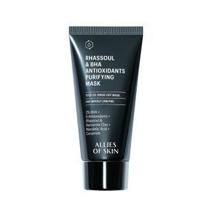 Очищуюча маска для обличчя Allies of Skin Rhassoul & BHA Antioxidants Purifying Mask AOS24 фото