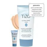 Крем мінеральний сонцезахисний для обличчя та тіла з відтінком TiZO Ultra Zinc Body & Face Tinted SPF 40, 5 ml TZ07 фото