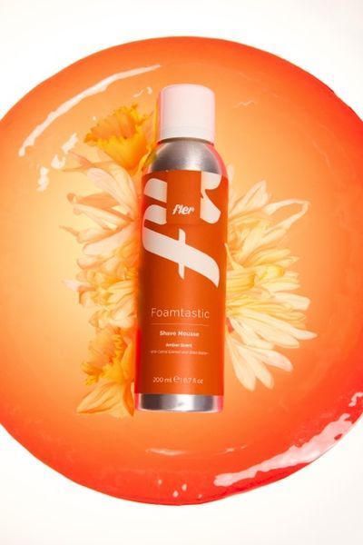Мус для гоління з екстрактом моркви та олією ши Fler Foamtastic Shave Mousee Amber Scent FLR13 фото